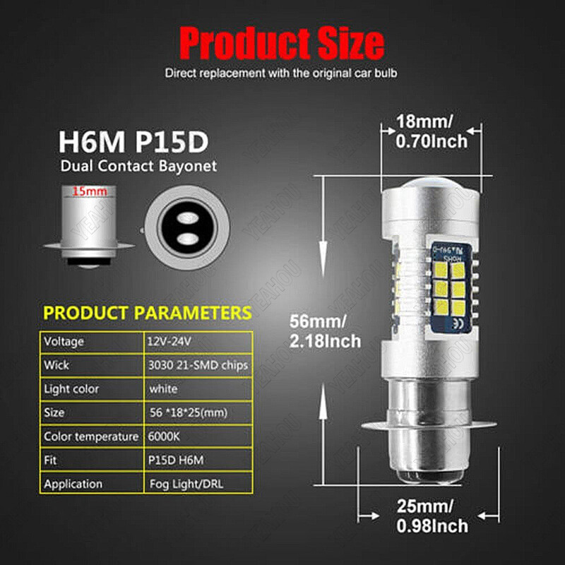 H6M LED Headlight